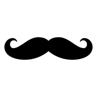 Moustache Decal