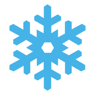 Snow Flake Decal