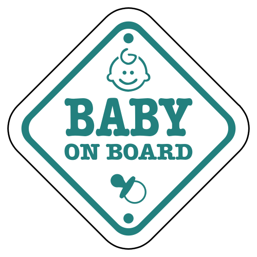 Badass Baby on Board Sticker
