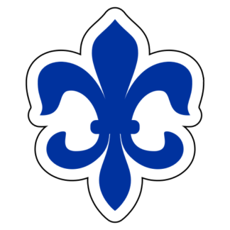 Fleur-de-lis Sticker