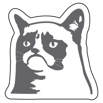 Grumpy Cat 2 Sticker