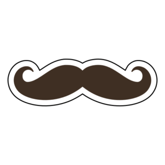 Moustache Sticker