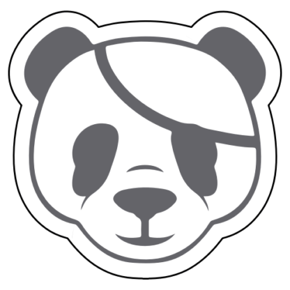 Pirate Panda Sticker