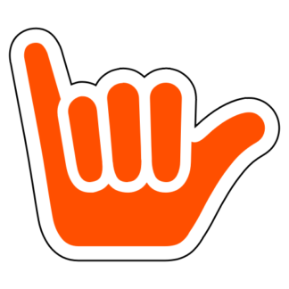 Shaka Sign (Hang Loose) Sticker