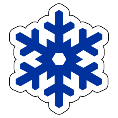 Snow Flake Sticker