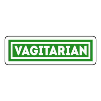 Vagitarian Sticker