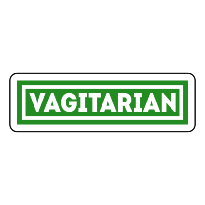 Vagitarian Sticker