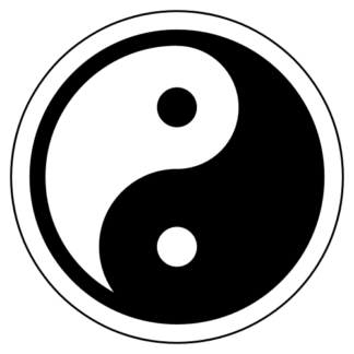 Yin Yang Sticker